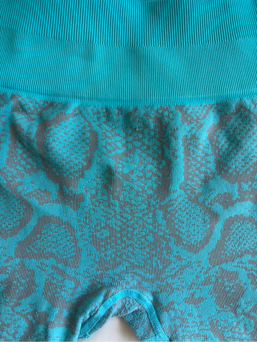 Bombshell sportswear teal and grey snake-print seamless leggings large-XL - Picture 7 of 10